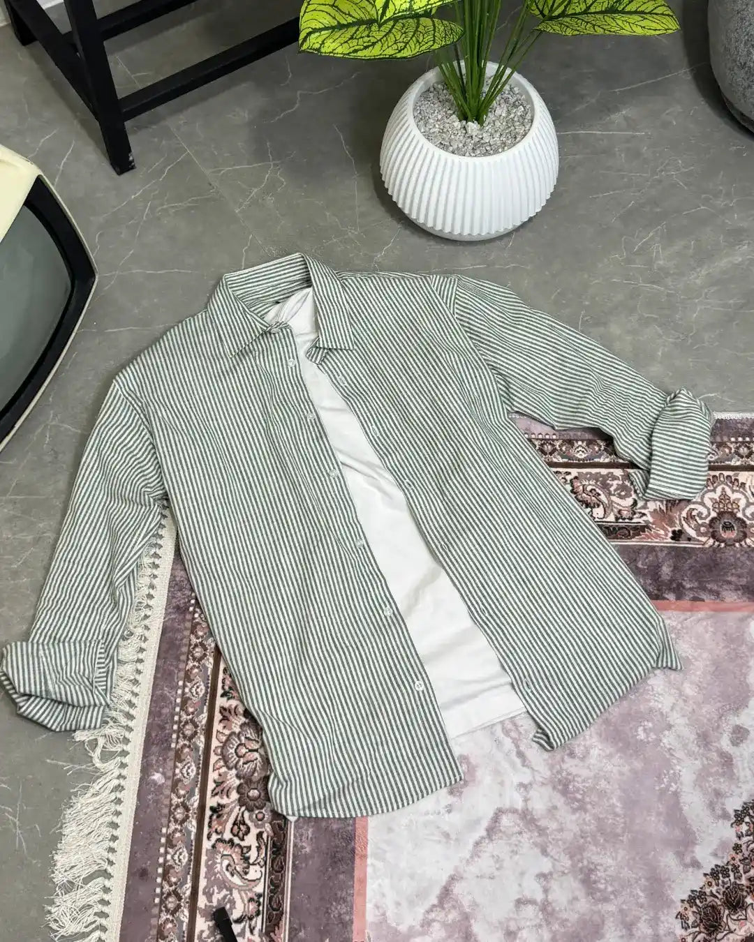 Chemise a rayures