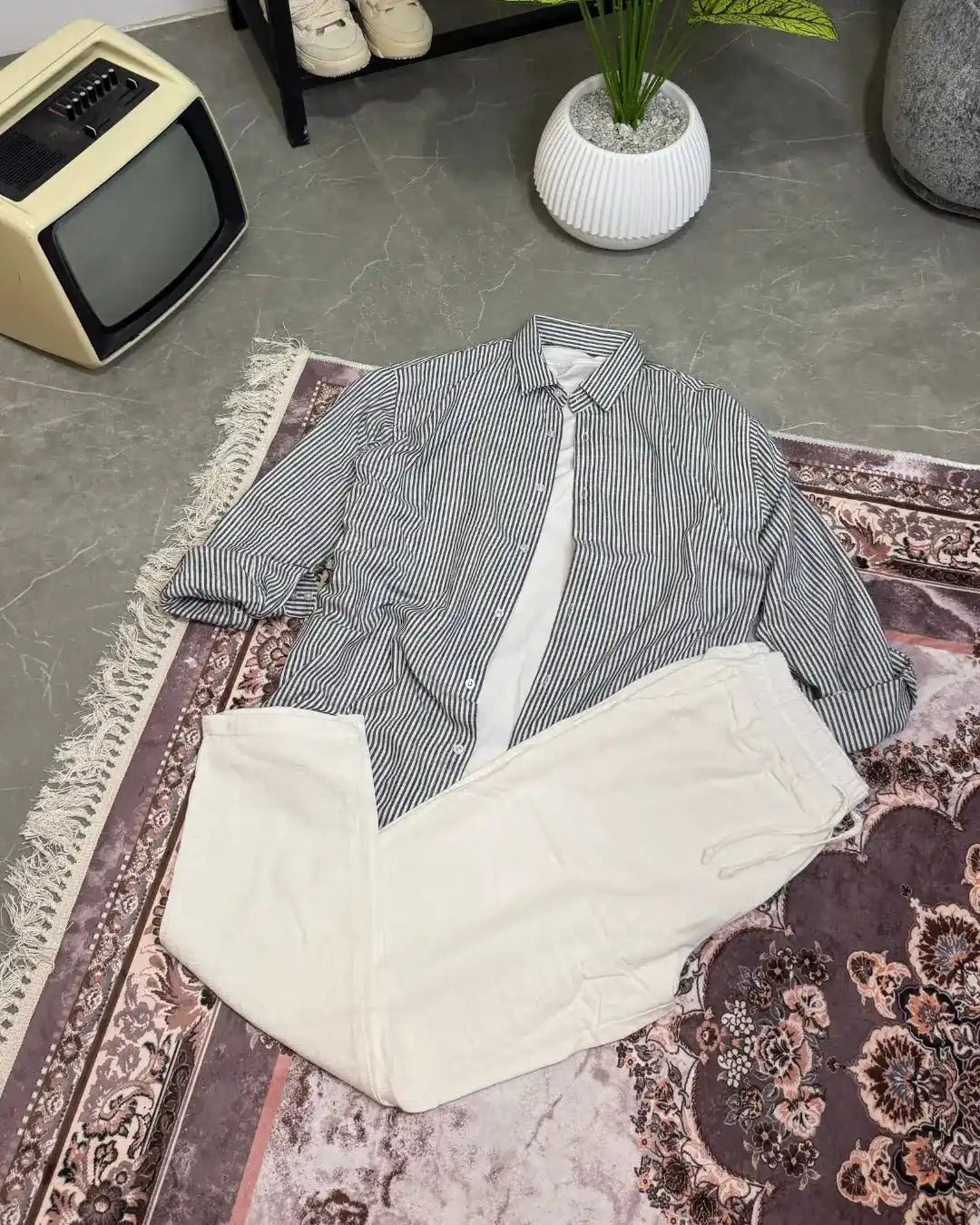 Chemise a rayures