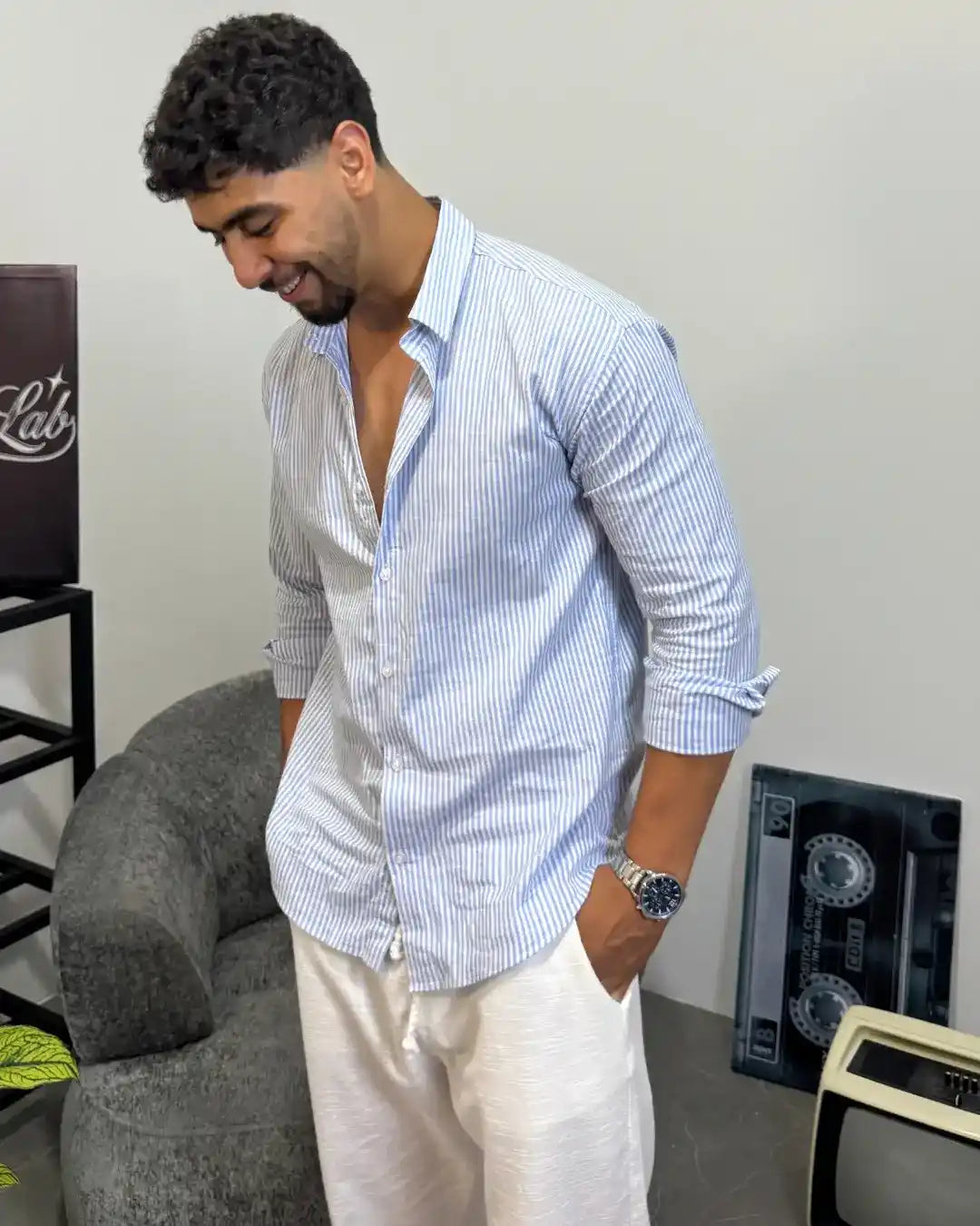 Chemise a rayures