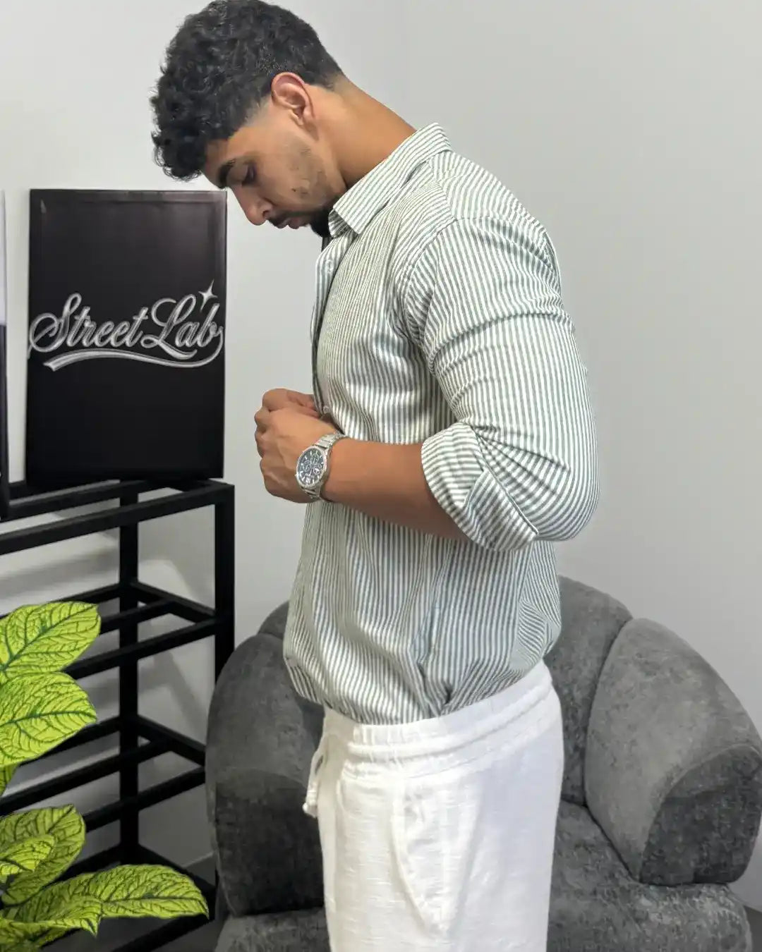 Chemise a rayures