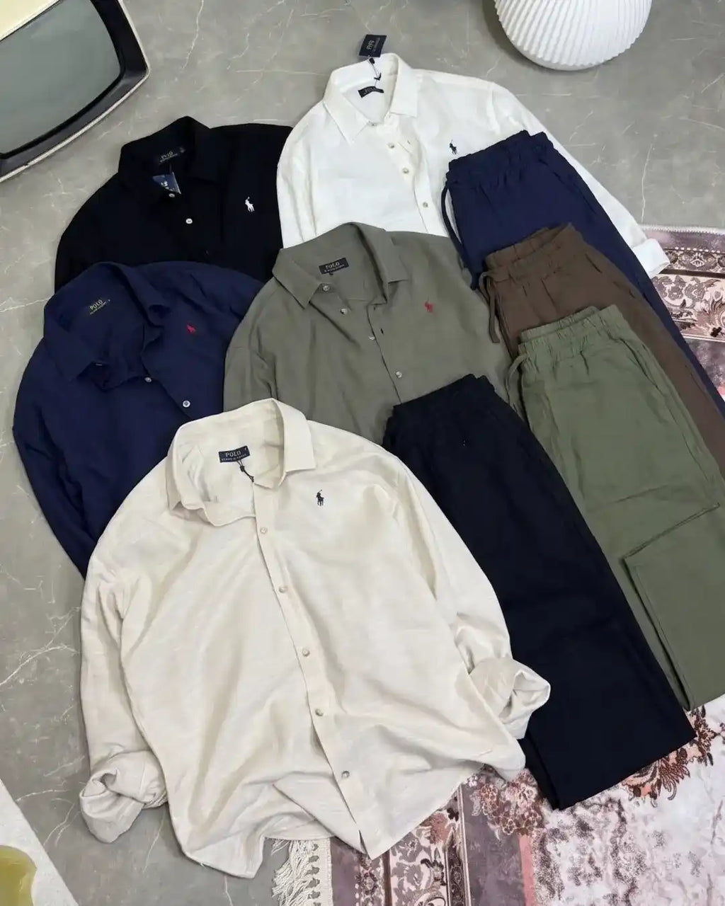 Pantalon Lin + Chemise Ralph Lauren 🇹🇷